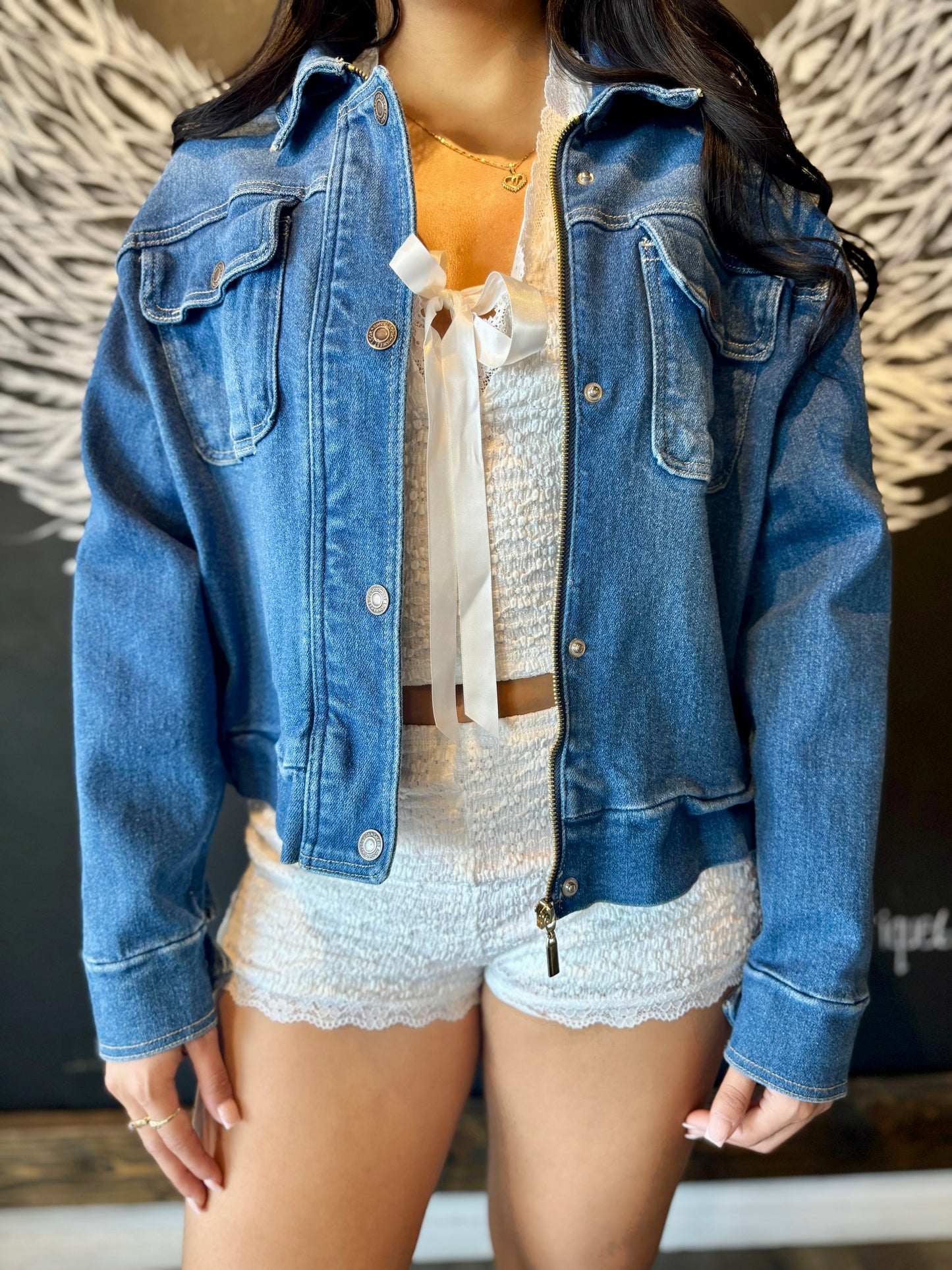 Jessica Denim Oversized Jacket