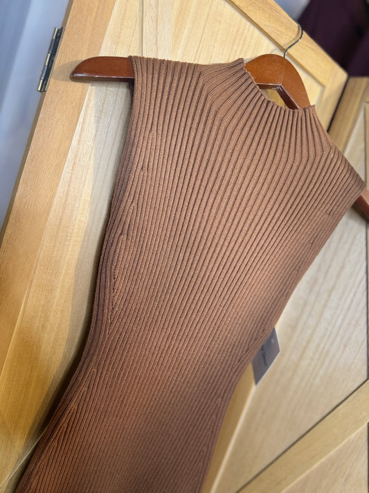 Lanie Ribbed Sleeveless Dress