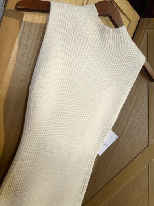 Lanie Ribbed Sleeveless Dress