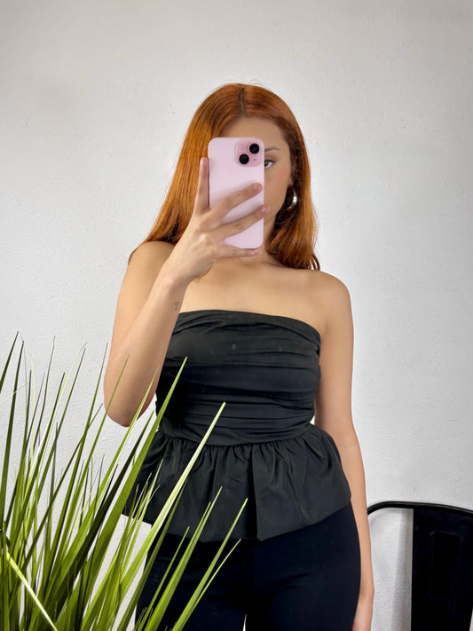 Gianna Puff Hem Tube Top