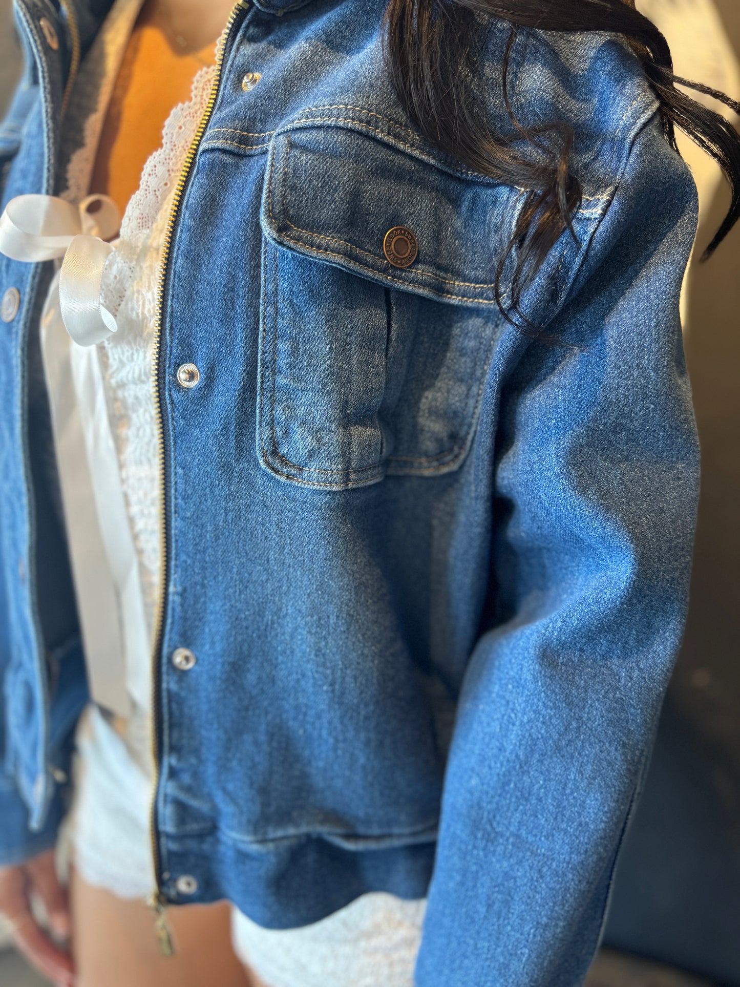 Jessica Denim Oversized Jacket