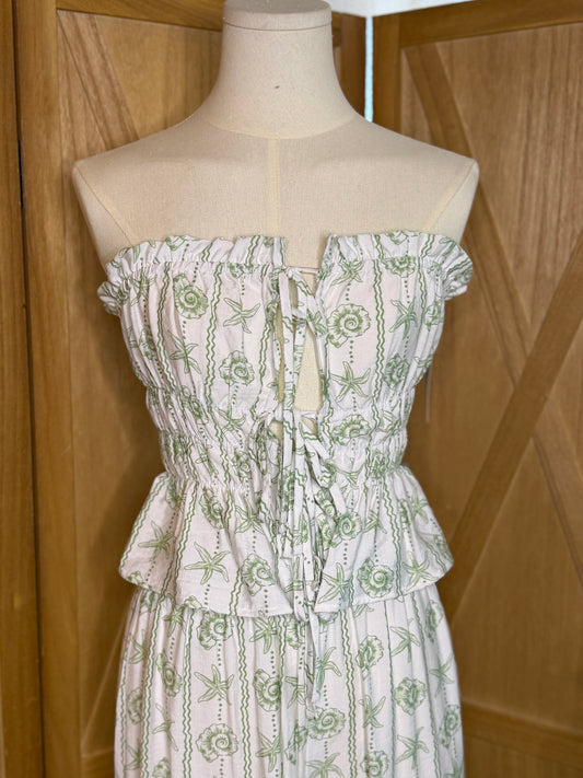 Shelley Tube Top & Wide Leg Pants Set