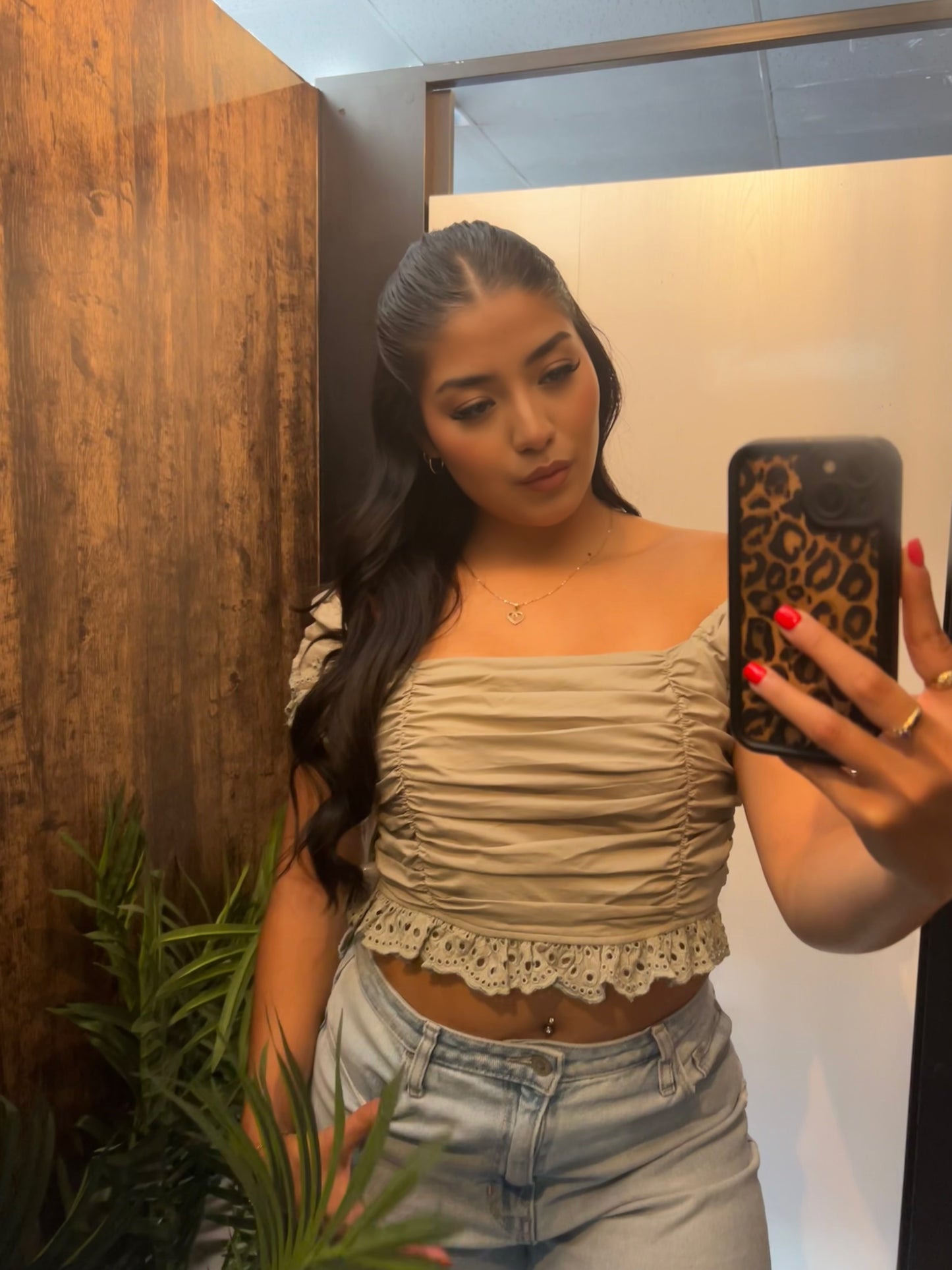 Beth Backless Top