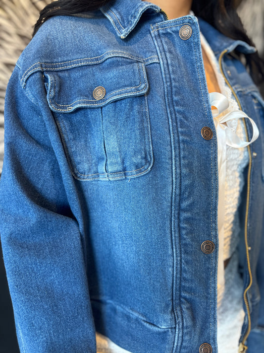 Jessica Denim Oversized Jacket