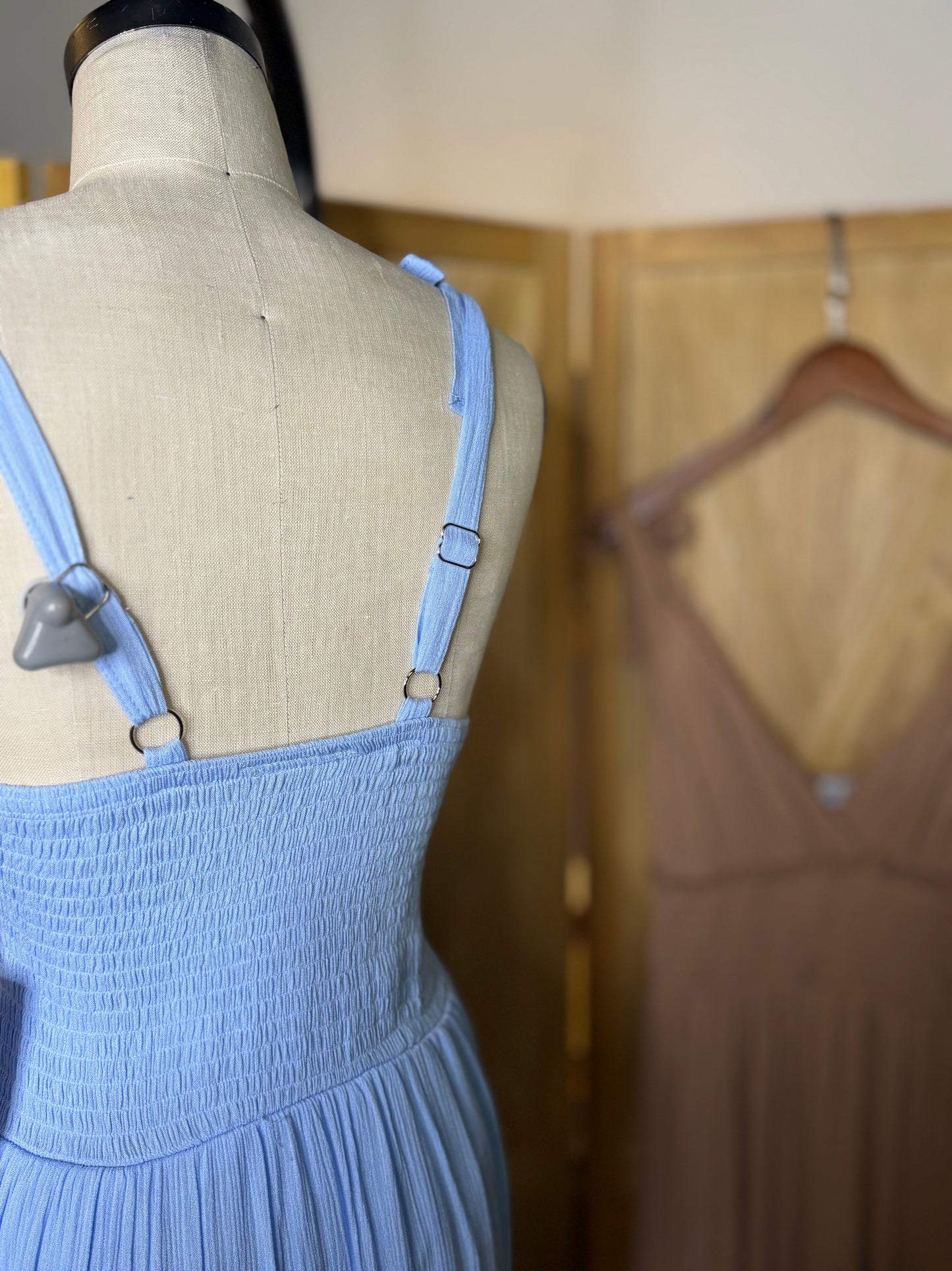 Rina V-Neck Side Slit Maxi Dress