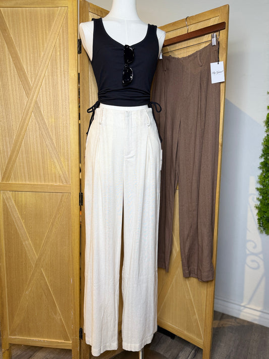 Ellie Linen Loose Fit Trousers