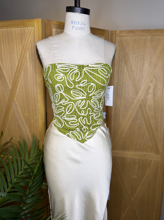 Nicole Crochet Triangle Strapless Top