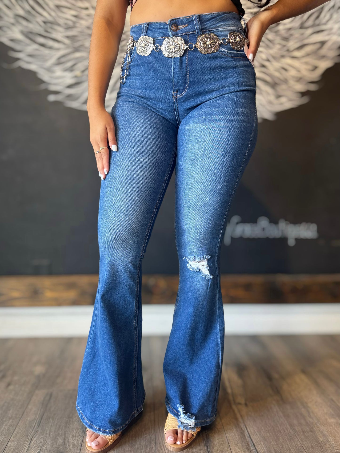 Cece High-Rise Stretchy Flare Jeans