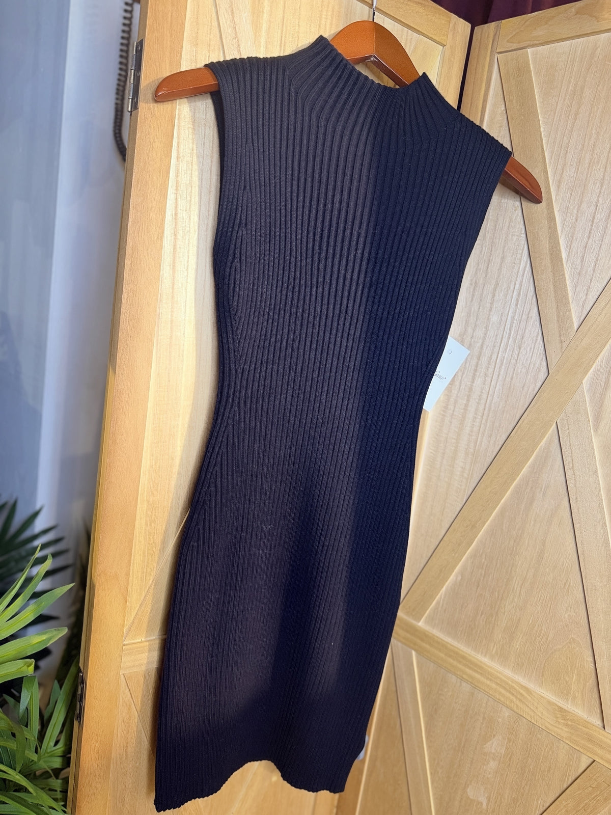 Lanie Ribbed Sleeveless Dress