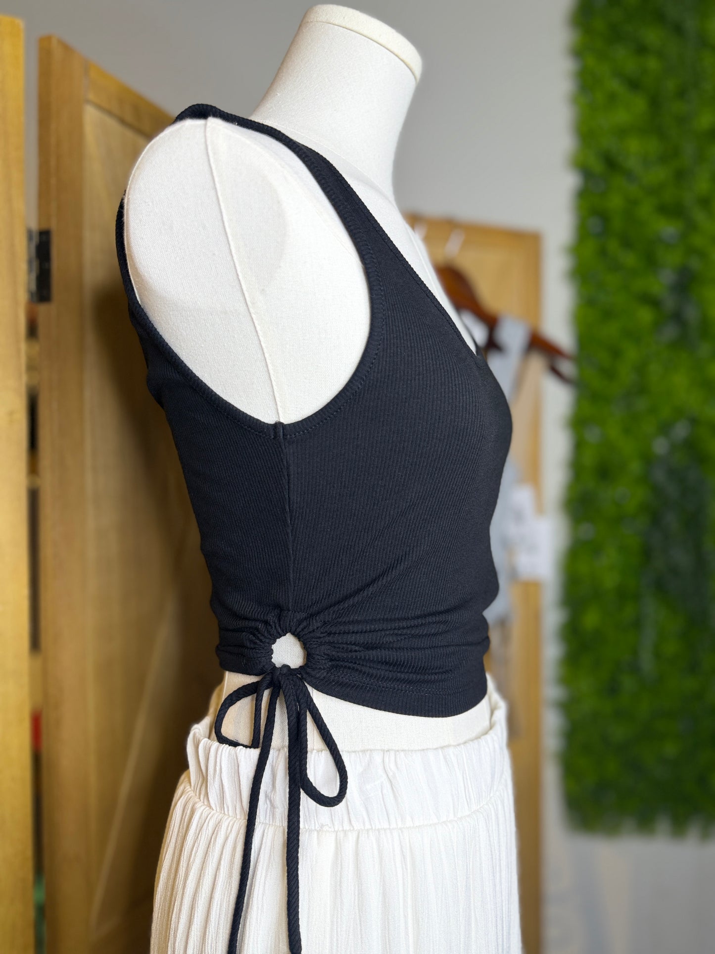 Callie Side Ruching Tank Top