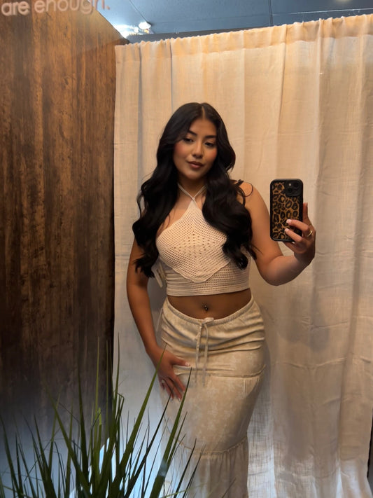 Sade Diamond Crochet Top