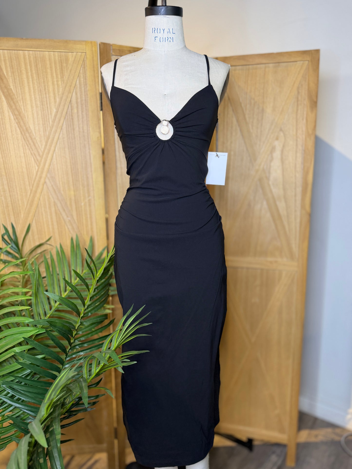 Kehlani V-Neck A Line Dress