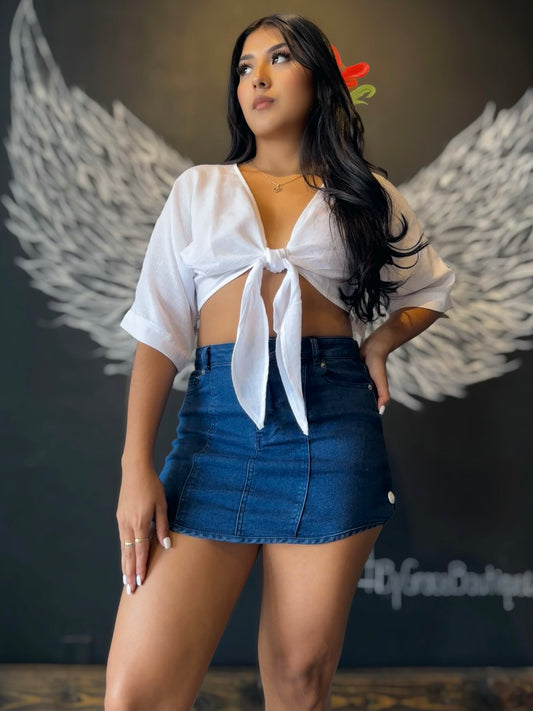 Naomi Front-Tie Top