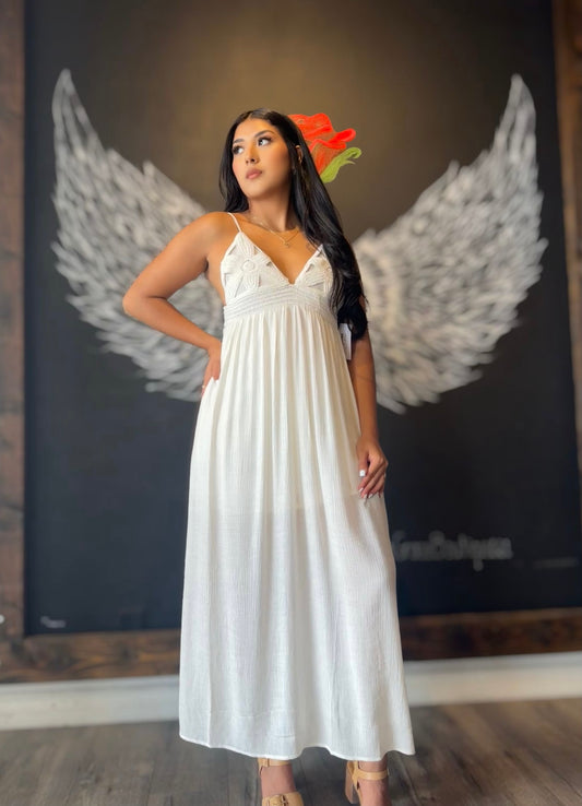 Blanca Crochet Maxi Dress