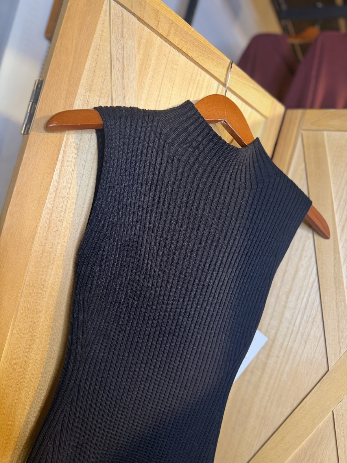Lanie Ribbed Sleeveless Dress