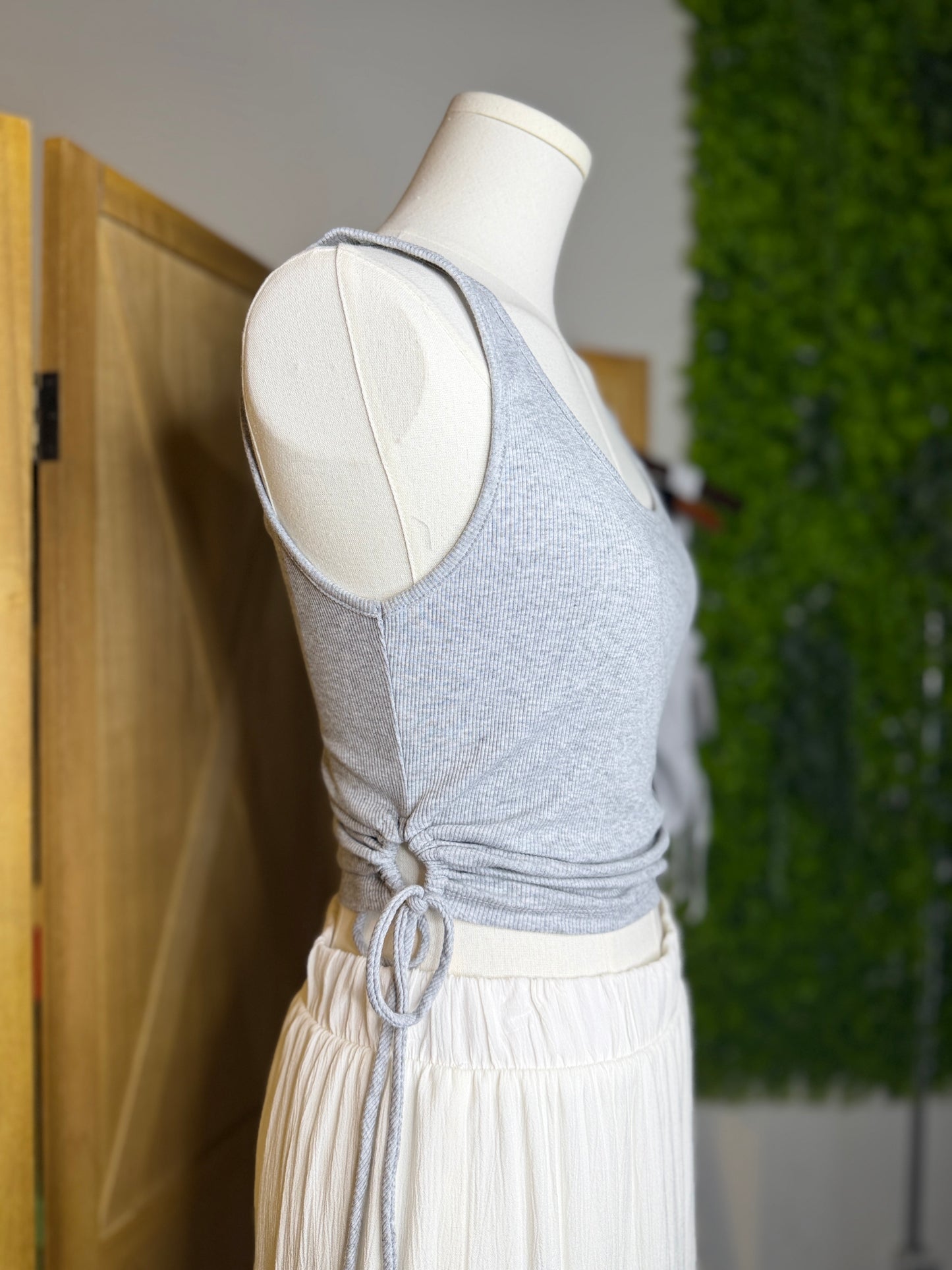 Callie Side Ruching Tank Top